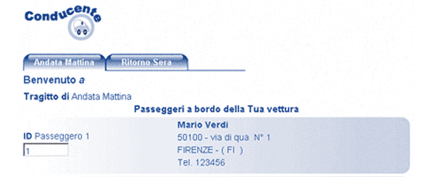Esempio id passeggeri 1